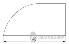 Заглушка e.trunking.terminal.stand.40.25 для короба 40х25мм