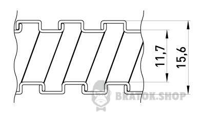 Металорукав e.met.sleeve.stand.sldx.12 оцинкований, сухий (100м) s032020 у Сумах