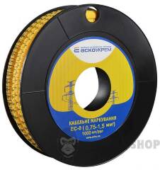 Маркування EC-0 0,75-1,5 кв.мм2 "земля"