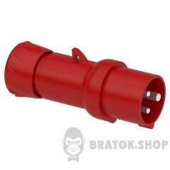 КАБ.ВИЛКА PRATIKA, КОНЕКТОР 16A IP44