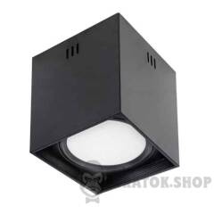 Светильник точечный накладной 10W 4200K квадратный черный Horoz Electric SANDRA-SQ10/L