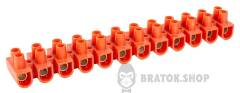 Клемна колодка ділима, 12груп e.tc.stand.12.20.orange, 30 А, помаранчева