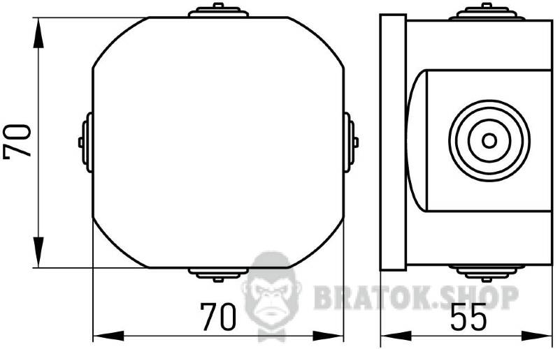 Розподільча коробка e.db.pro.d80.50 p016001 у Києві