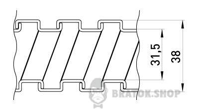 Металорукав e.met.sleeve.stand.sldx.32 оцинкований, сухий (25м) s032024 у Сумах