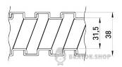 Металорукав e.met.sleeve.stand.sldx.32 оцинкований, сухий (25м) s032024 у Сумах