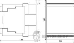 Пускатель ПМ 4-80 C7 36B (LC1-D8011)