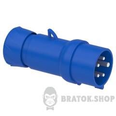 КАБ.ВИЛКА PRATIKA, КОНЕКТОР 16A IP44
