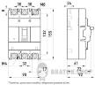 Силовой автоматический выключатель e.industrial.ukm.100S.100, 3р, 100А i0010006 в Киеве