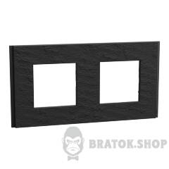 Рамка 2-постова Unica Deco Material, камінь