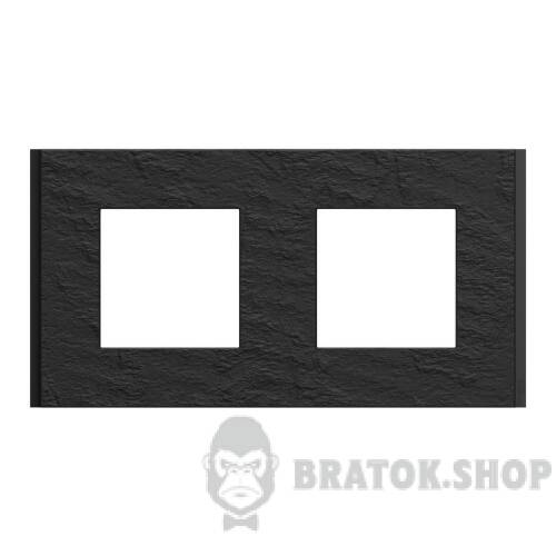 Рамка 2-постова Unica Deco Material, камінь NU600477 в Киеве