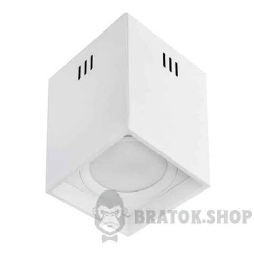 Світильник точковий накладний 10W 4200K квадрат білий Horoz Electric SANDRA-SQ10/XL 016-045-1010-030
