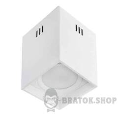 Светильник точечный накладной 10W 4200K квадрат белый Horoz Electric SANDRA-SQ10/XL
