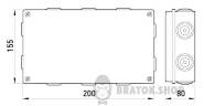 Распределительная коробка e.db.pro.200.155.80 p016009 в Киеве