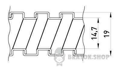 Металорукав e.met.sleeve.stand.sldx.15 оцинкований, сухий (100м) s032021 у Сумах