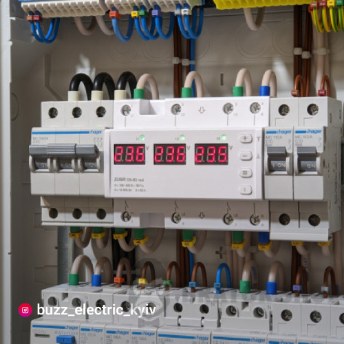 Реле напруги та контролю фаз ZUBR D6 40 red