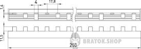 Шина з'єднувальна е.bc.stand.3.12.63, 3п., 63 А, 12 модулів s017008 у Сумах