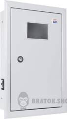 Корпус обліку металевий 12 модулів 1фл, вбудований IP31, серії UBox
