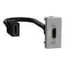 Розетка HDMI, 1 модуль алюміній NU343030 в Киеве