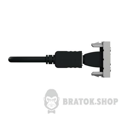 Розетка HDMI, 1 модуль алюміній NU343030 в Киеве