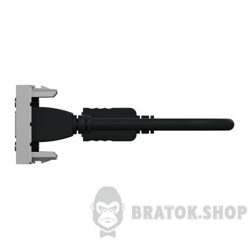 Розетка HDMI, 1 модуль алюміній NU343030 в Киеве