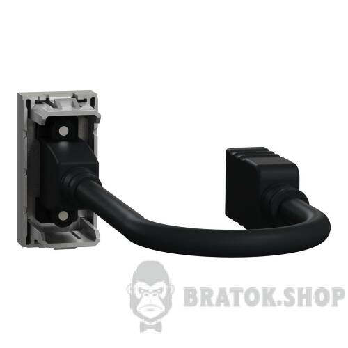 Розетка HDMI, 1 модуль алюміній NU343030 в Киеве