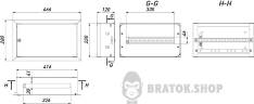 Корпус металлический e.mbox.pro.w.18 IP31 встроен на 18 модулей  p0100209 в Киеве