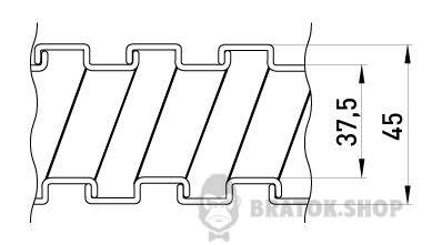 Металорукав e.met.sleeve.stand.sldx.38 оцинкований, сухий (25м) s032025 у Сумах