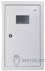 Корпус обліку металевий 12 модулів 3фл, вбудований IP31, серії UBox