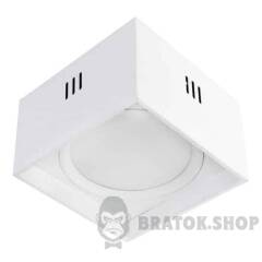 Светильник точечный накладной 15W 4200K квадрат белый Horoz Electric SANDRA-SQ15/XL