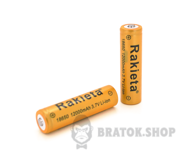 Аккумулятор Li-ion POWERMASTER RAKİETA 18650, 12000 мАч, 2 шт в блистере PWM-R-18650 в Киеве