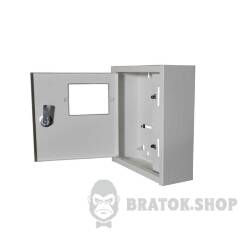 ЯУР-1Н-4Э эк., 1-ф. электронный счетчик, 4 мод., IP31, навесной, 260*245*100