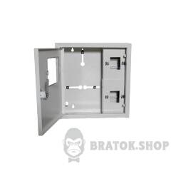 ЯУР-1Н-4Э эк., 1-ф. электронный счетчик, 4 мод., IP31, навесной, 260*245*100