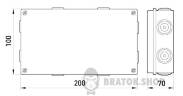 Распределительная коробка e.db.pro.200.100.70 p016005 в Киеве
