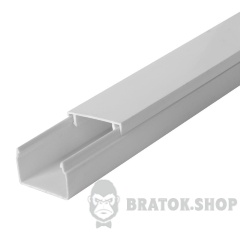 Короб пластиковий e.trunking.stand.25.16, 25х16мм, 2м