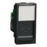 New Unica - 1 x RJ45 socket - 1 m - Cat. 6A - FTP - straight - shutter - anthra NU344854 в Киеве