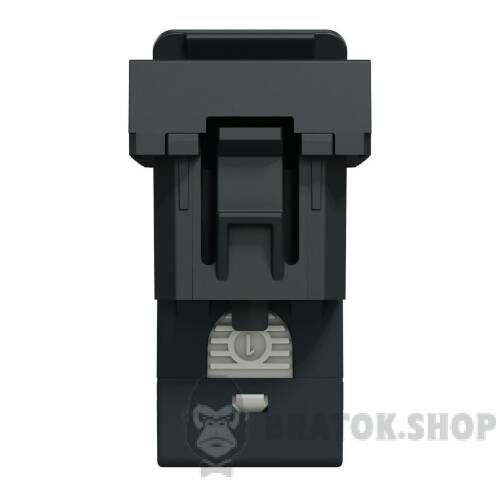 New Unica - 1 x RJ45 socket - 1 m - Cat. 6A - FTP - straight - shutter - anthra NU344854 в Киеве