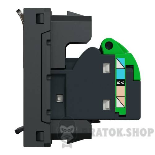 New Unica - 1 x RJ45 socket - 1 m - Cat. 6A - FTP - straight - shutter - anthra NU344854 в Киеве