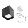 Светильник точечный накладной 10W 4200K квадратный черный Horoz Electric SANDRA-SQ10/XL 016-045-1010-060 в Киеве