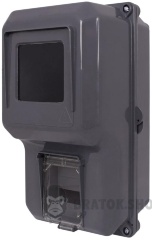 Корпус пластиковий e.mbox.stand.plastic.n.f1 під однофазний лічильник, навісний, з комплектом метизів