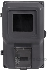 Корпус пластиковий e.mbox.stand.plastic.n.f1 під однофазний лічильник, навісний, з комплектом метизів