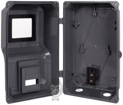 Корпус пластиковий e.mbox.stand.plastic.n.f1 під однофазний лічильник, навісний, з комплектом метизів
