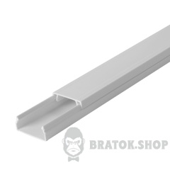 Короб пластиковий e.trunking.stand.20.10, 20х10мм, 2м