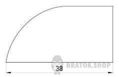 Заглушка e.trunking.terminal.stand.25.25 для короба 25х25мм