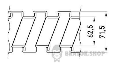 Металорукав e.met.sleeve.stand.sldx.63 оцинкований, сухий (20м) s032044 у Сумах