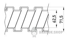 Металорукав e.met.sleeve.stand.sldx.63 оцинкований, сухий (20м)