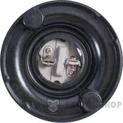 Патрон бакелитовый e.lamp socket wall side.E27.bk.black, настенный Е27, черный