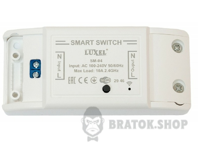 Smart Switch Wi-Fi реле выключатель сети LUXEL SM-04 у Сумах