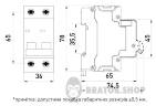 Модульный автоматический выключатель e.mcb.stand.60.2.D6, 2р, 6А, D, 6кА s026122 в Киеве