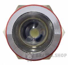 Сигнальна арматура AD22C-6 біла 220V AC