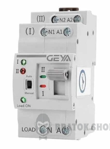 Автомат переключатель ввода резерва 2P 63А GEYA G2R-63